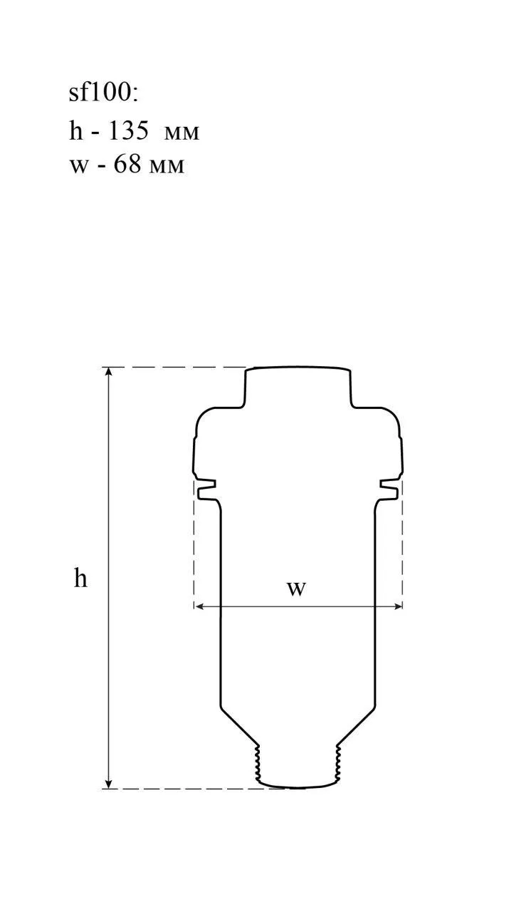 Антинакипний фільтр СВОД-АС  для бойлерів і газових колонок sf100b — 2
